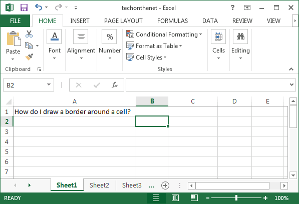 bottom double border shortcut in excel for mac